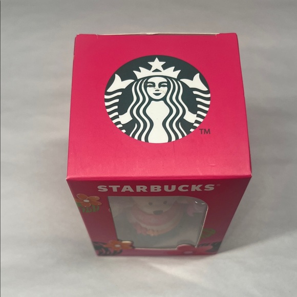 NWT Starbucks ALOHA HULA Bearista Bear Keychain Pink RARE - Picture 6 of 14